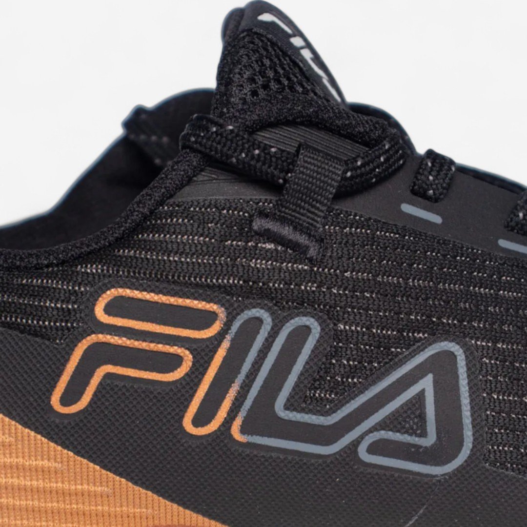 Tênis Fila Ride 2 Feminino Preto Preto/Cobre/Cinza 2