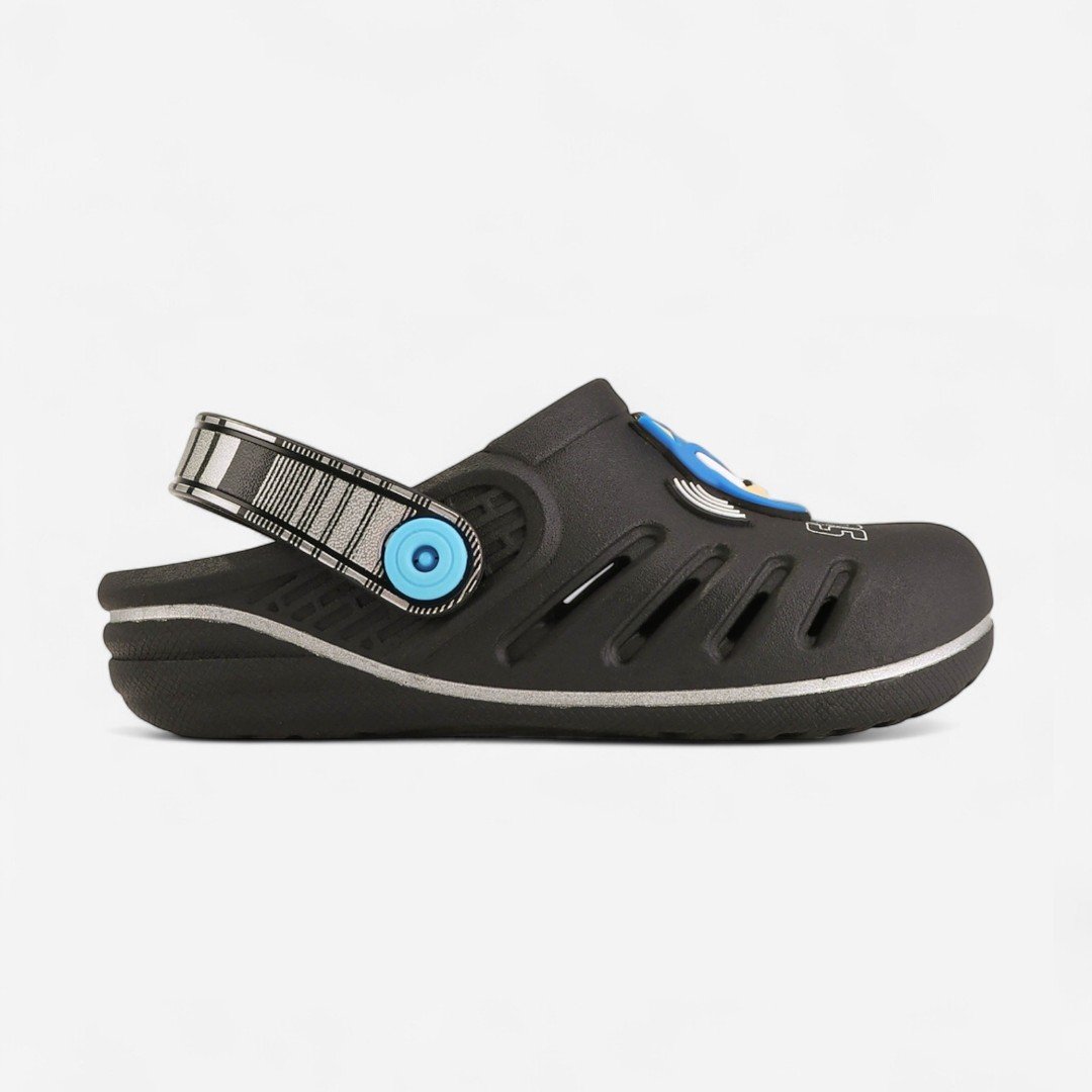 Babuche Infantil Sonic Speed Grendene Kids Preto Preto 5