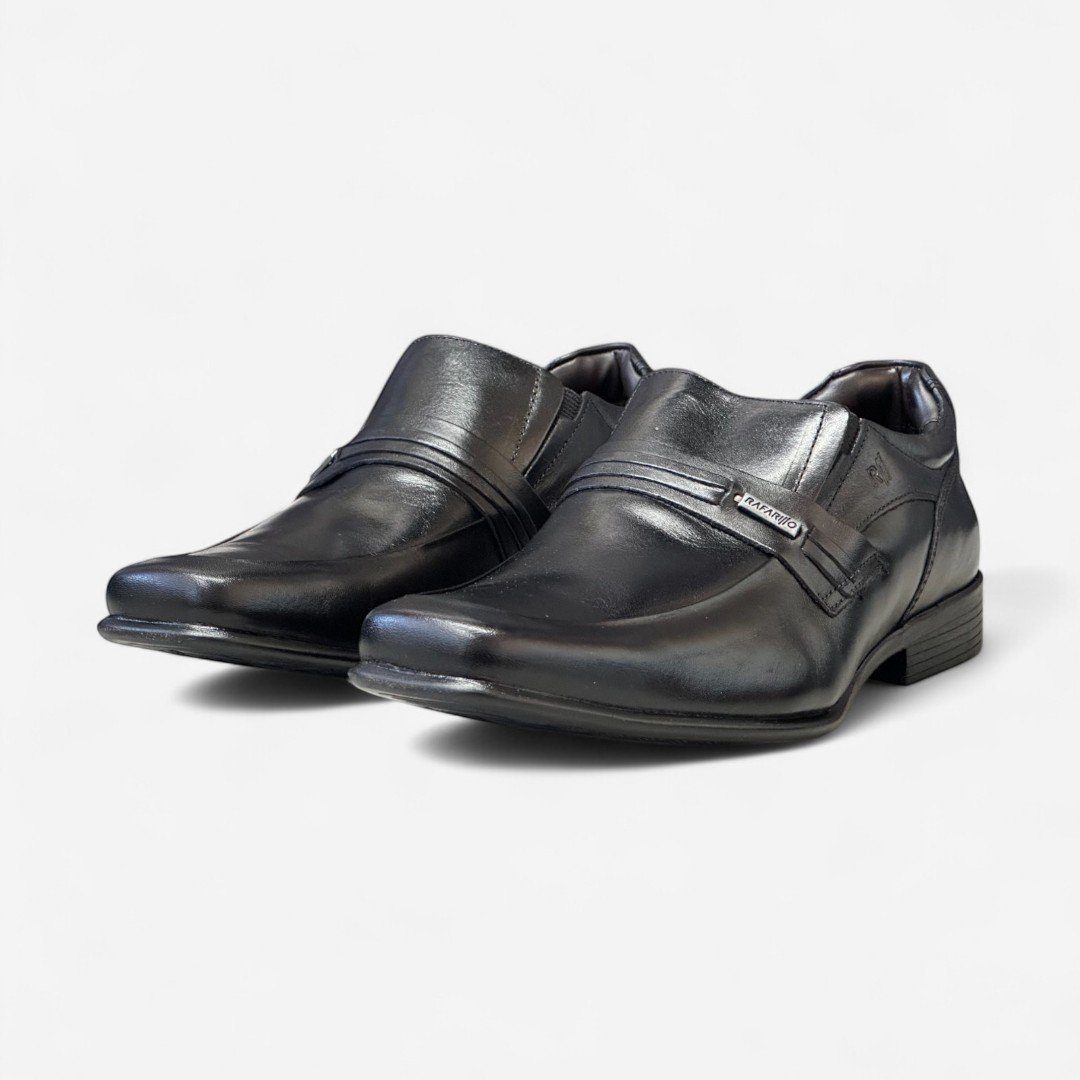 Sapato Social Masculino Rafarillo Em Couro Preto Preto 4