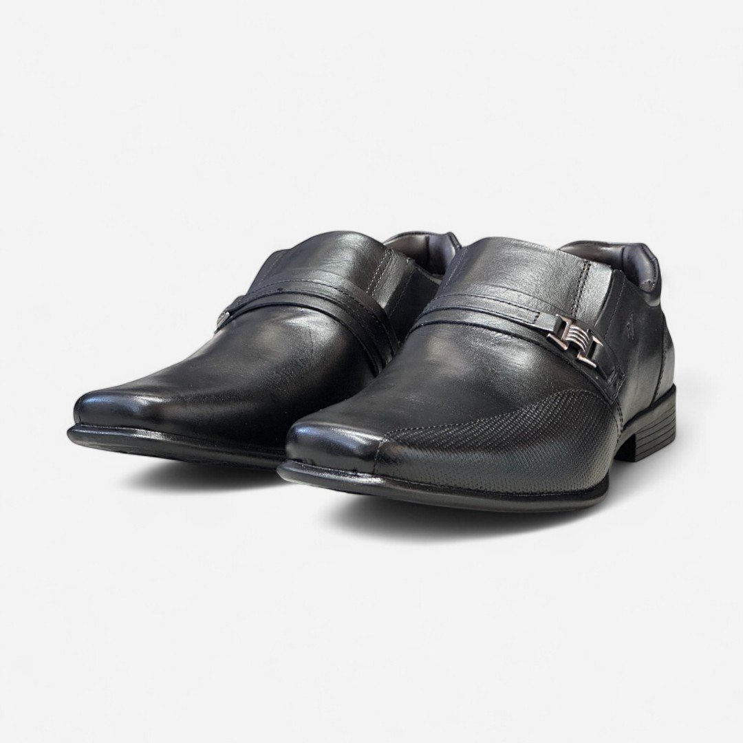 Sapato Social Masculino Rafarillo Em Couro Preto Preto 4