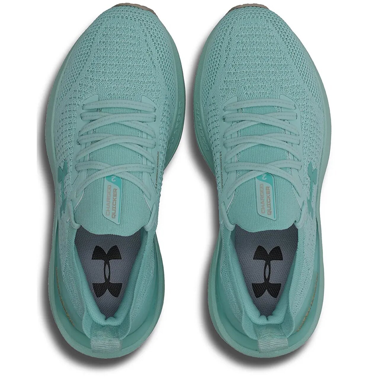 Tênis De Corrida Under Armour Charged Quicker 2 Verde Piscina Piscina/Marfim/Turquesa 4
