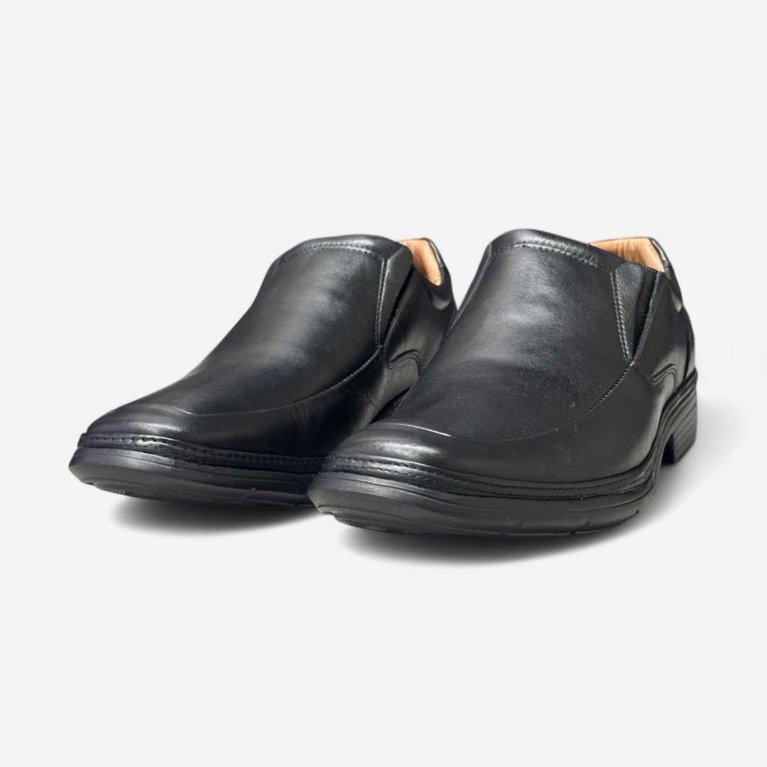 Sapato Social Anatomic Gel Ultraleve Masculino Preto Preto 4