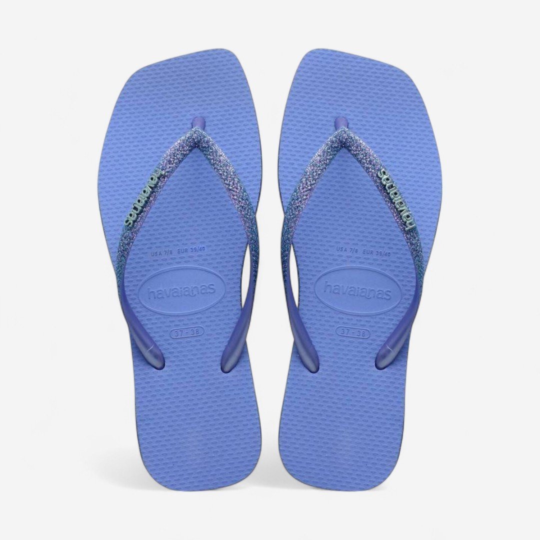 Chinelo Havaianas Slim Square Sparkle Azul Azul Provence 1