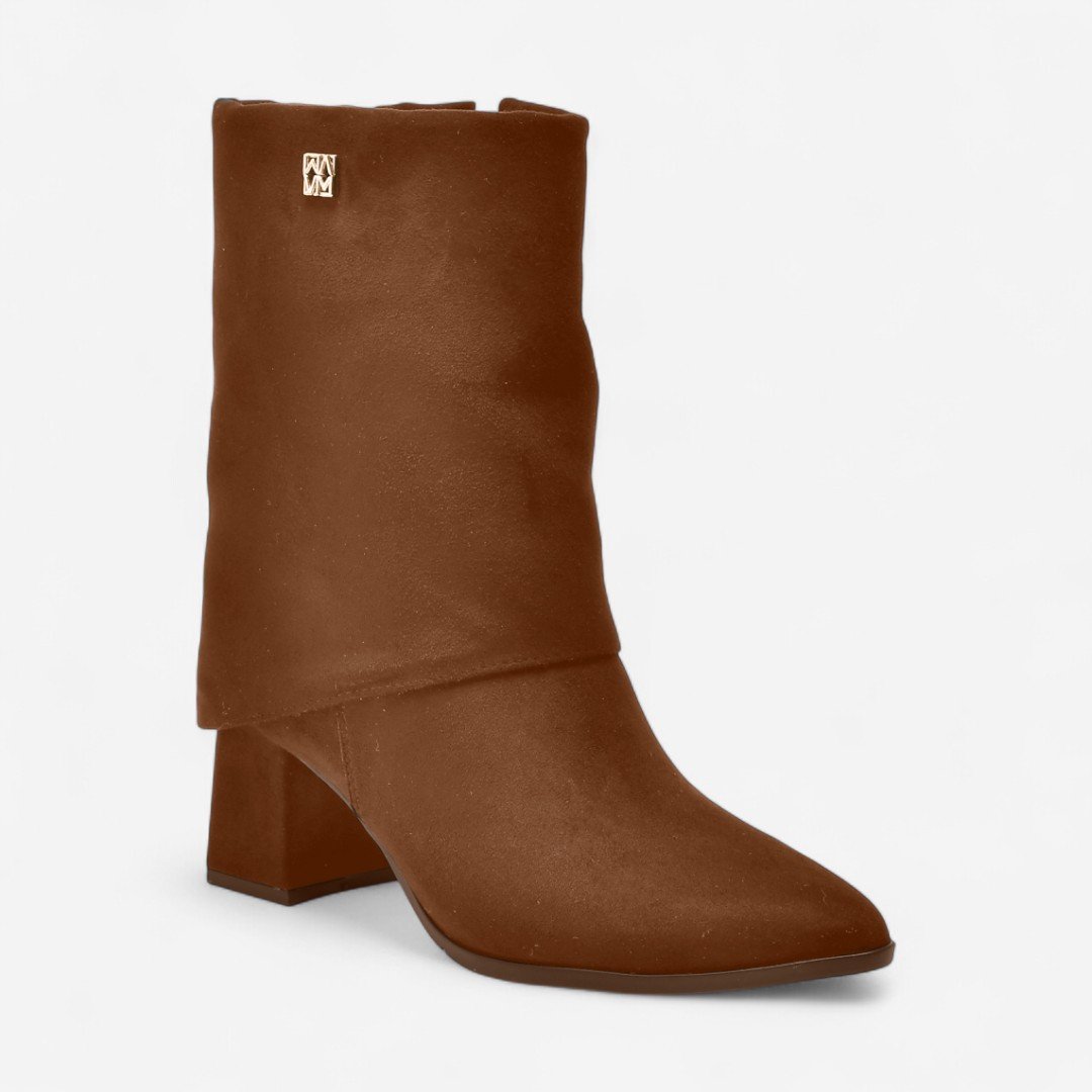 Bota Feminina Bota Tratorada Via Marte Caramelo Caramelo Zattini