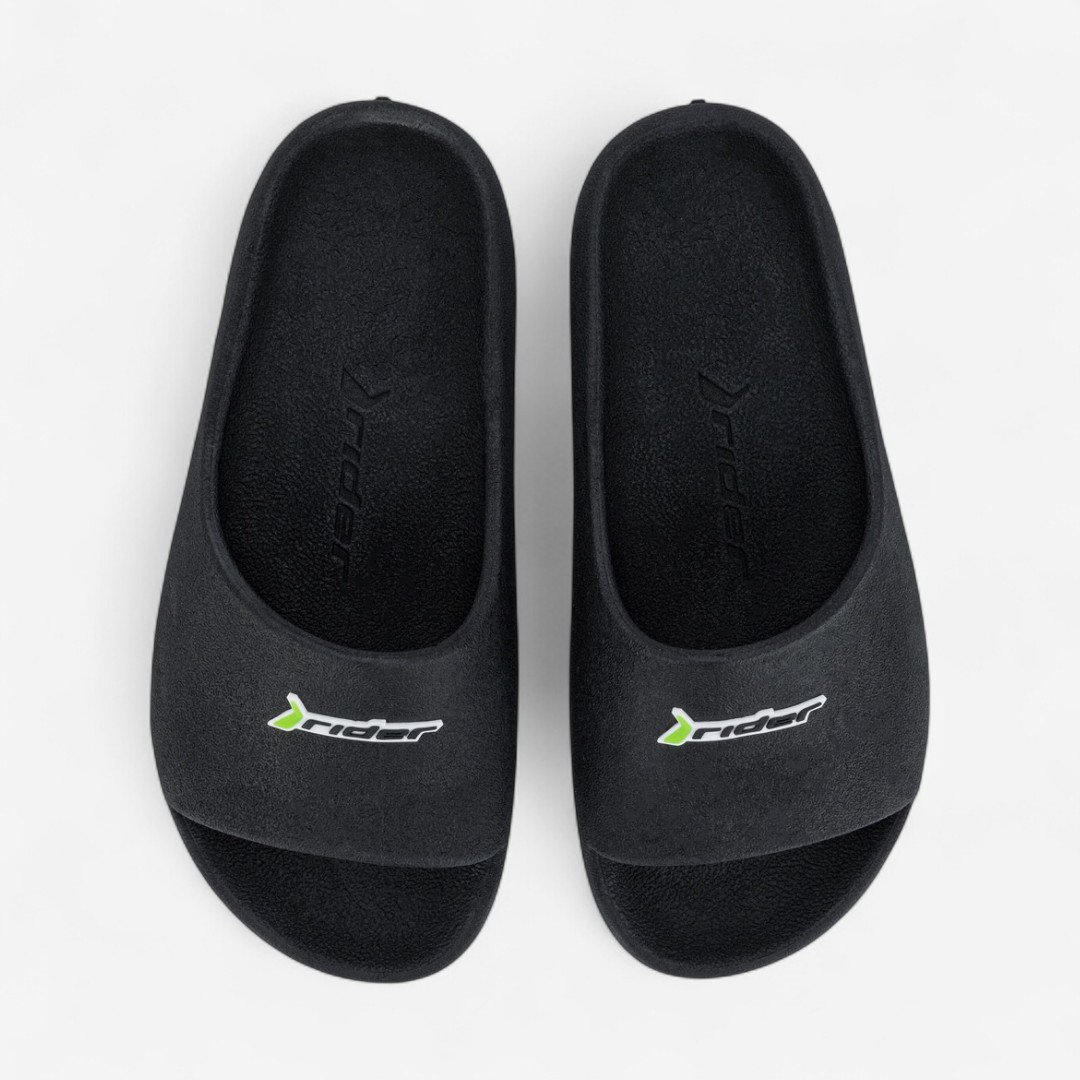 Chinelo Rider Slide Drip Preto Preto 3