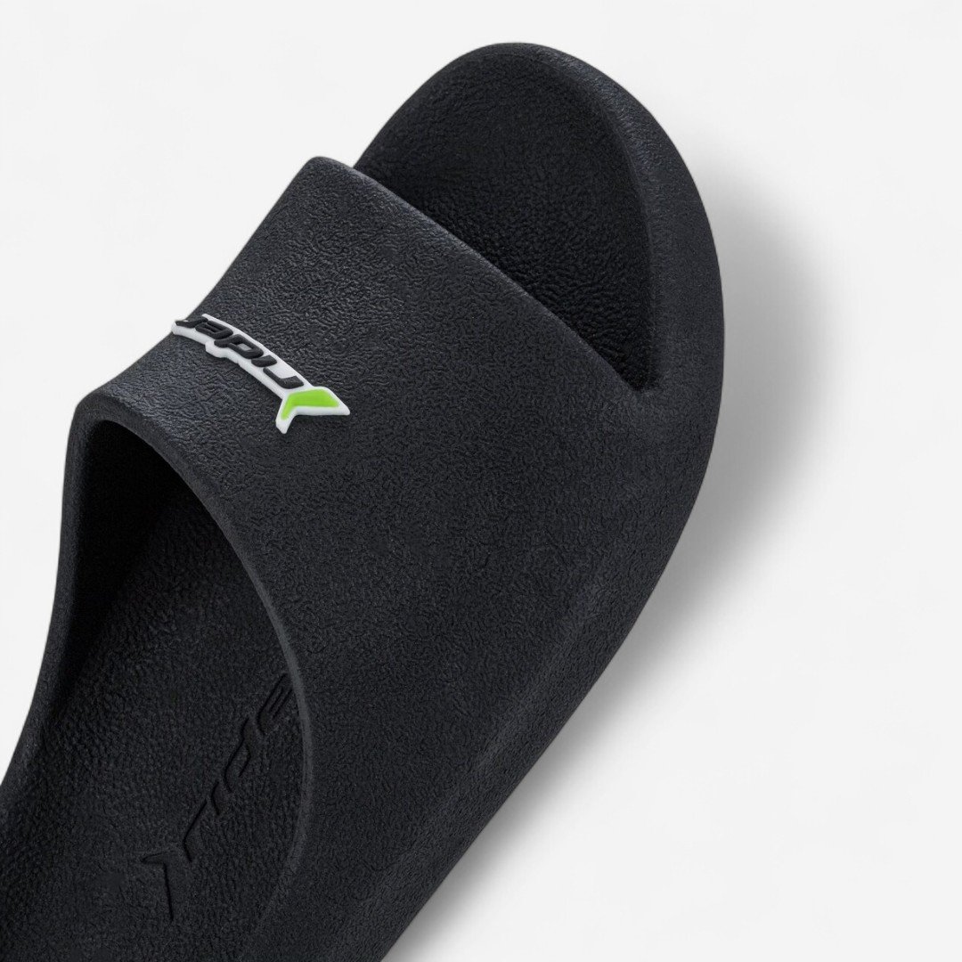 Chinelo Rider Slide Drip Preto Preto 4