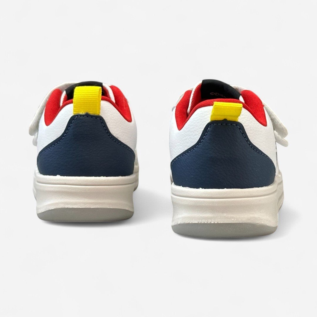 Tênis Disney Mickey Infantil Branco Branco/Cinza/Vermelho 5