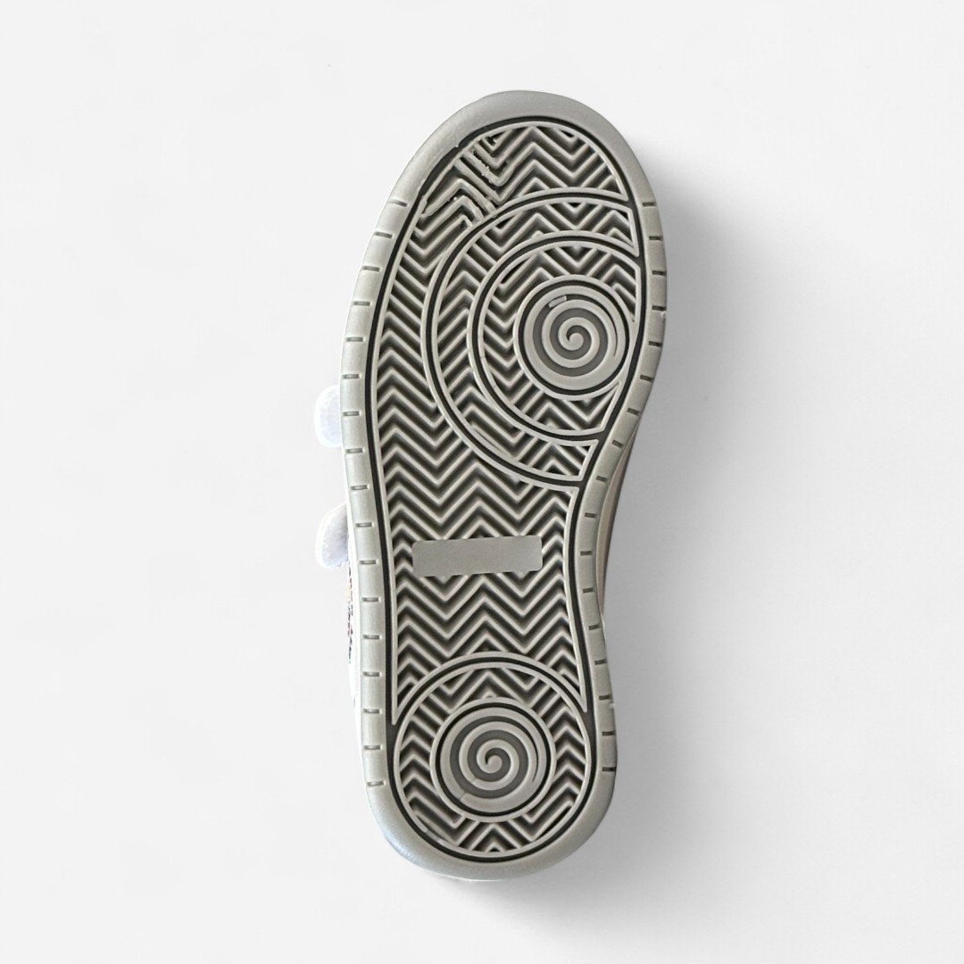 Tênis Disney Mickey Infantil Branco Branco/Cinza/Vermelho 6