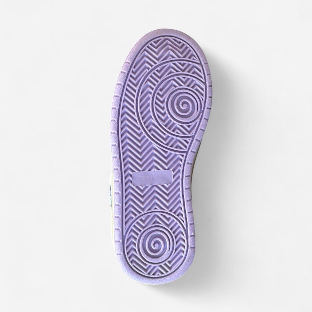 Tênis Disney Stitch Infantil Branco Branco/Azul/Lilás 6