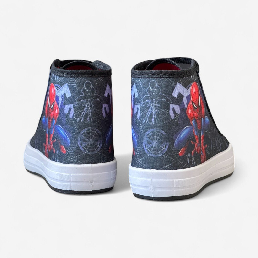 Tênis Disney Marvel Homem-Aranha Infantil Preto Preto/Azul 5