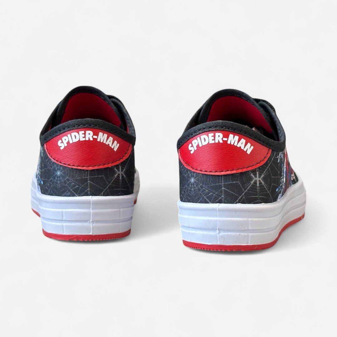 Tênis Disney Marvel Homem Aranha Infantil Preto Preto/Branco/Vermelho 5