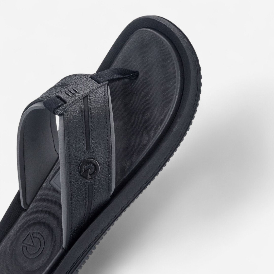 Chinelo Cartago Fiji VI Masculino Preto Preto/Cinza 4