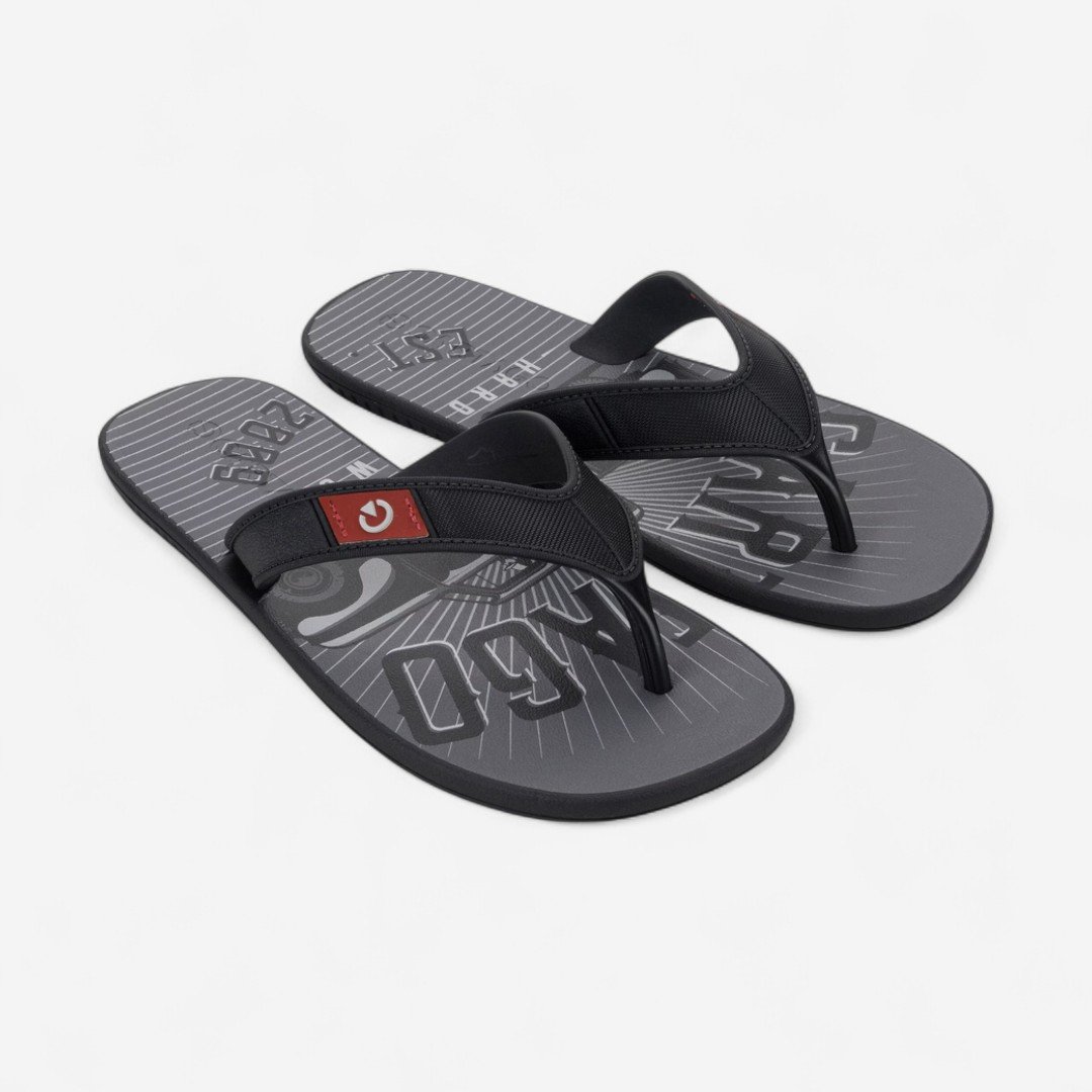 Chinelo Cartago Dakar Masculino Preto Preto/Vermelho 2