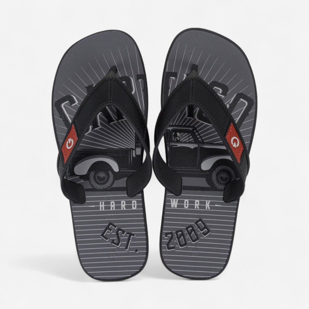 Chinelo Cartago Dakar Masculino Preto Preto/Vermelho 3