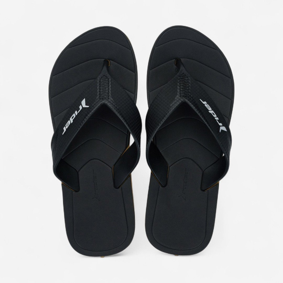 Chinelo Rider Pulse Masculino Preto Bege/Preto/Branco 3