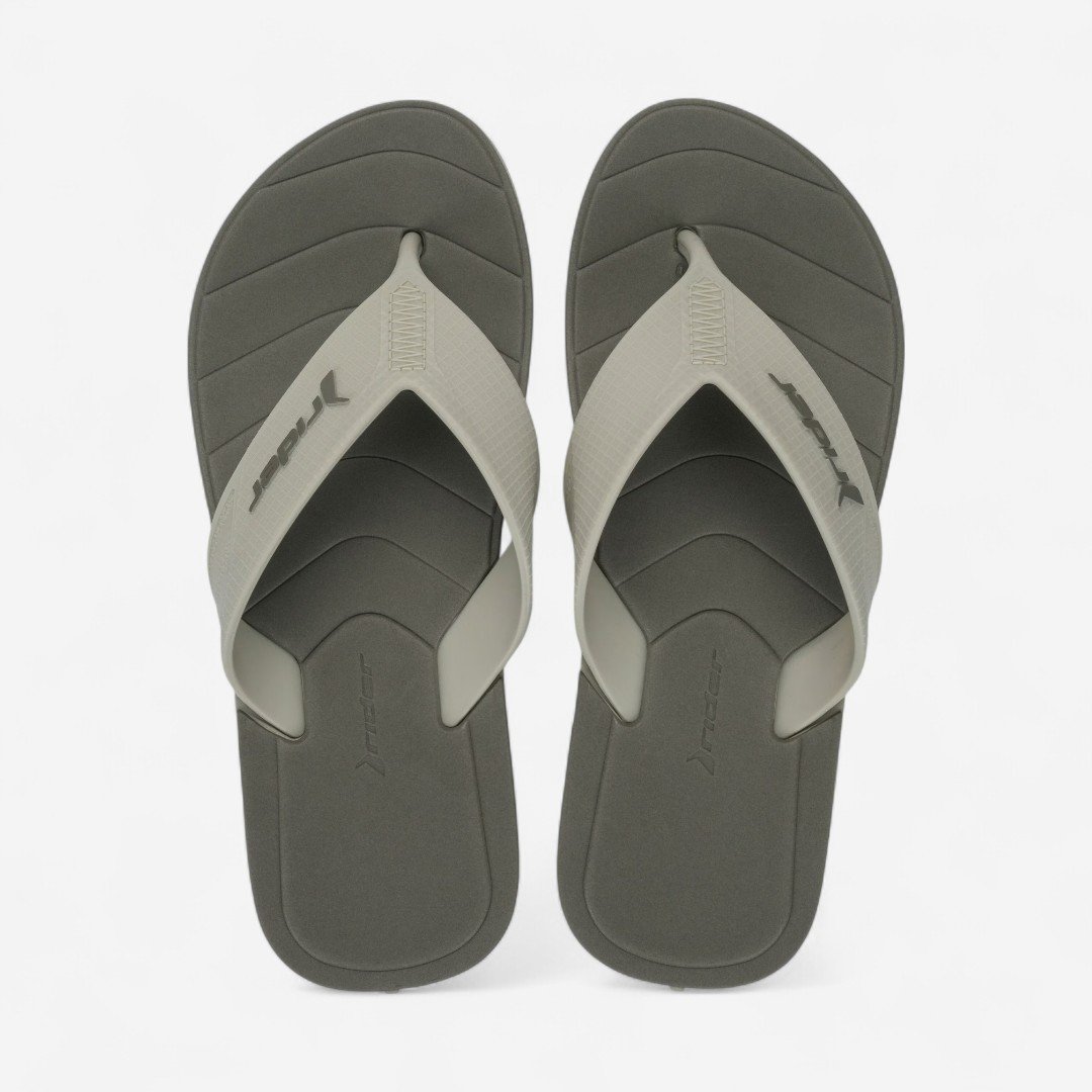 Chinelo Rider Pulse Masculino Cinza Bege/Cinza 4