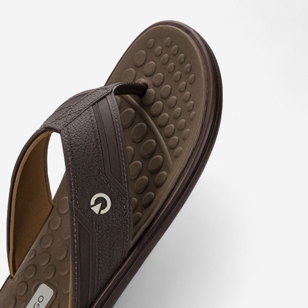 Chinelo Cartago Veneto III Masculino Marrom Marrom 4