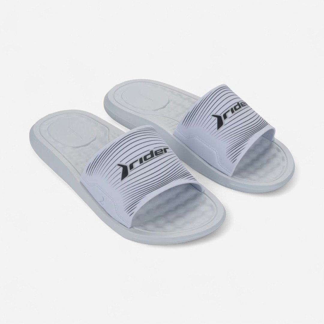 Chinelo Slide Rider Step Masculino Branco