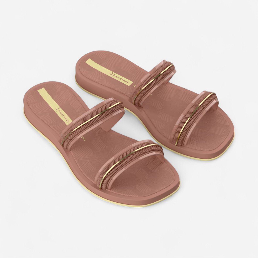 Chinelo Ipanema Glow Slide Rosa