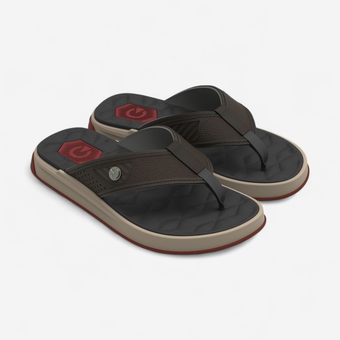 Chinelo Cartago Nápoles IV Masculino Marrom