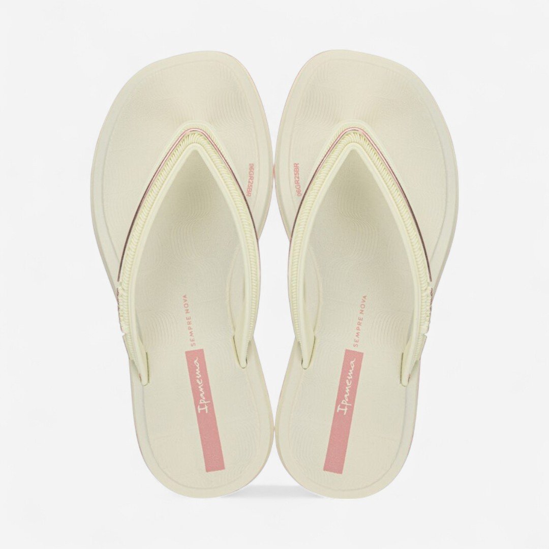 Chinelo Ipanema Glow Infantil Bege Bege/Rosa 2