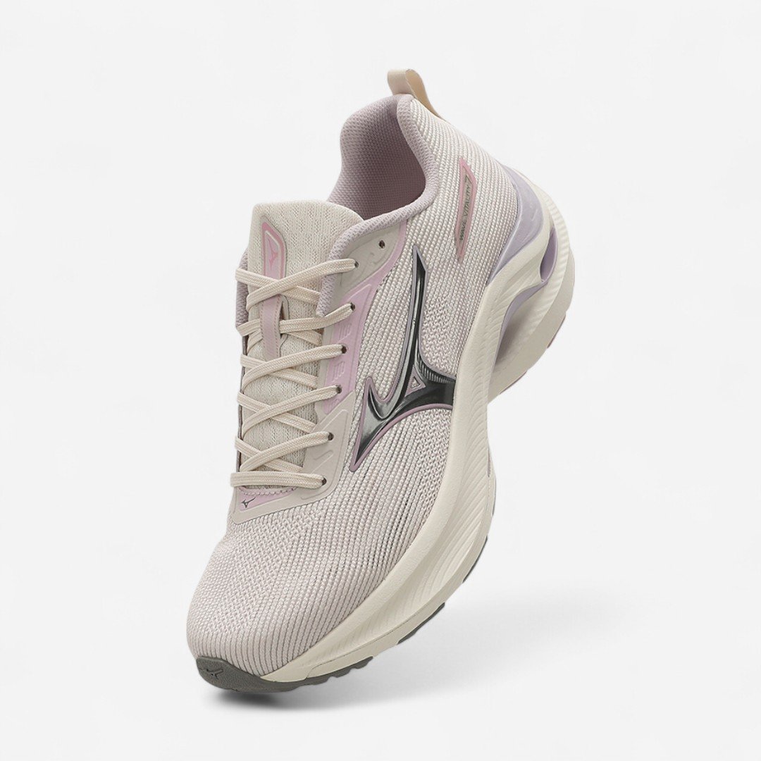 Tênis Esportivo Mizuno Wave Vitality 7 Feminino Bege Arenito 2