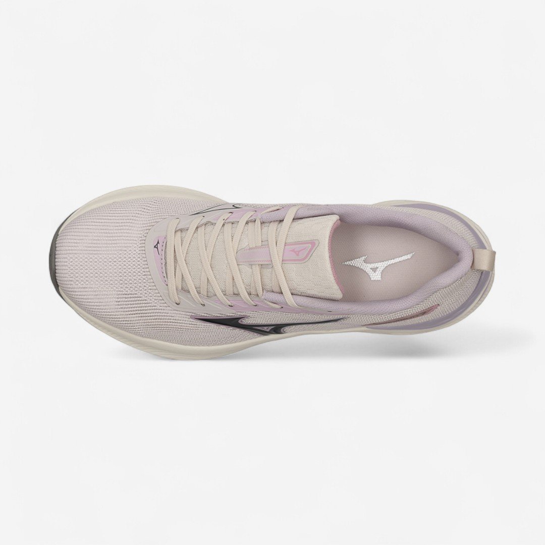 Tênis Esportivo Mizuno Wave Vitality 7 Feminino Bege Arenito 7