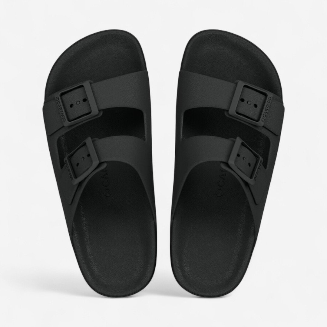 Chinelo Cartago Torino Slide Masculino Preto Preto 2