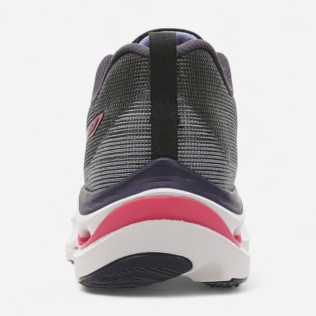 Tênis Esportivo Mizuno Wave Vitality 7 Feminino Preto Preto/Rosa 5