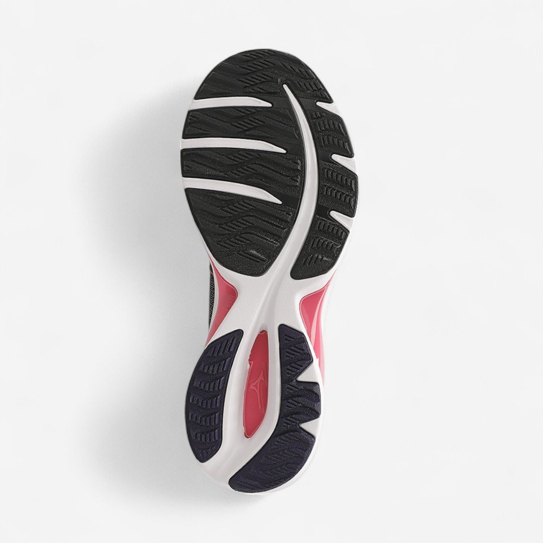 Tênis Esportivo Mizuno Wave Vitality 7 Feminino Preto Preto/Rosa 8