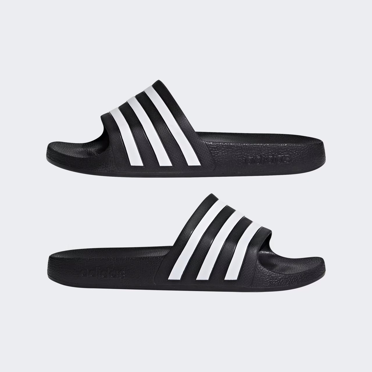 Chinelo Adidas Adilette Aqua Preto Preto/Branco 8