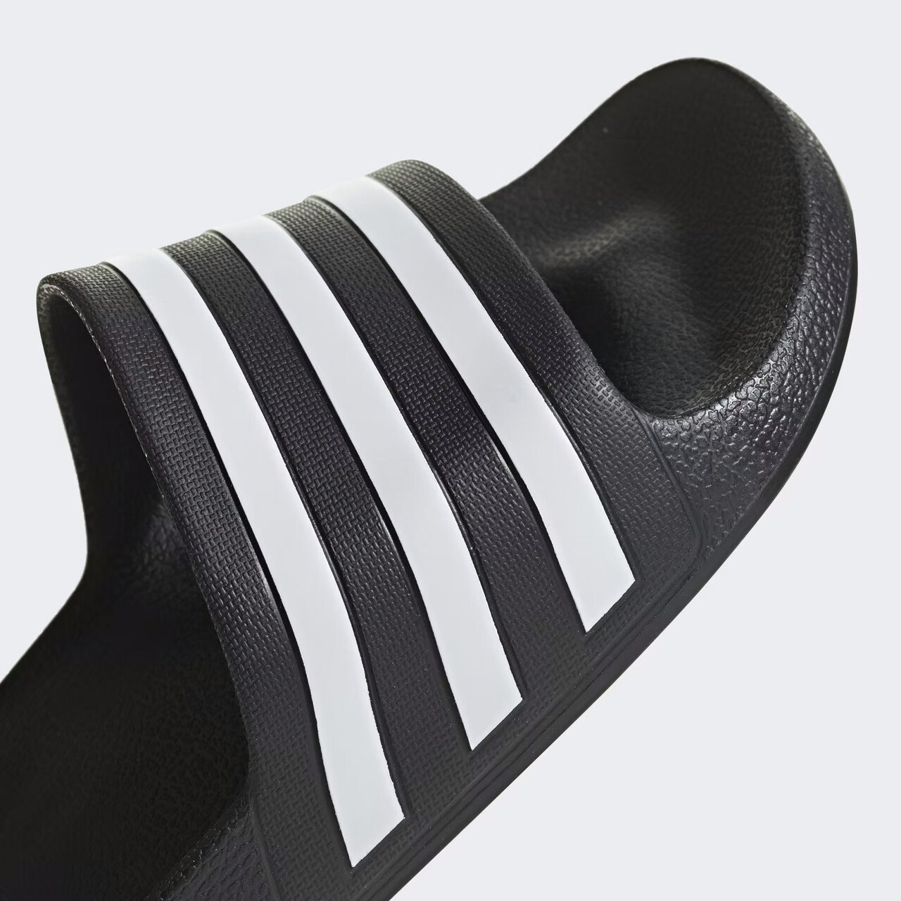 Chinelo Adidas Adilette Aqua Preto Preto/Branco 9