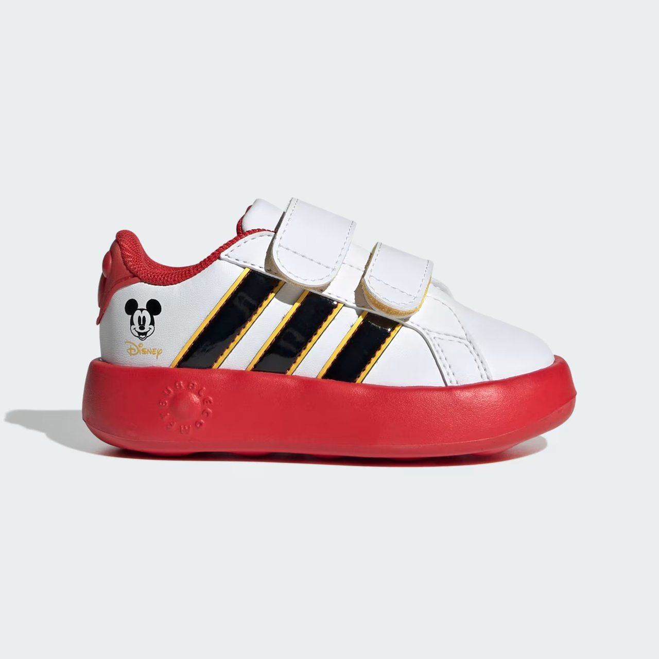 Tênis Adidas Disney Mickey Mouse Grand Court Infantil Branco