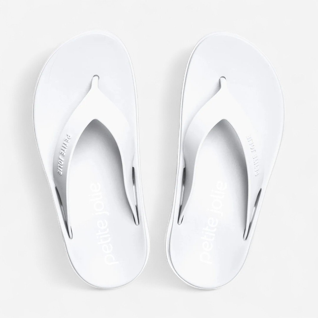Chinelo Petite Jolie Basic Branco White 3