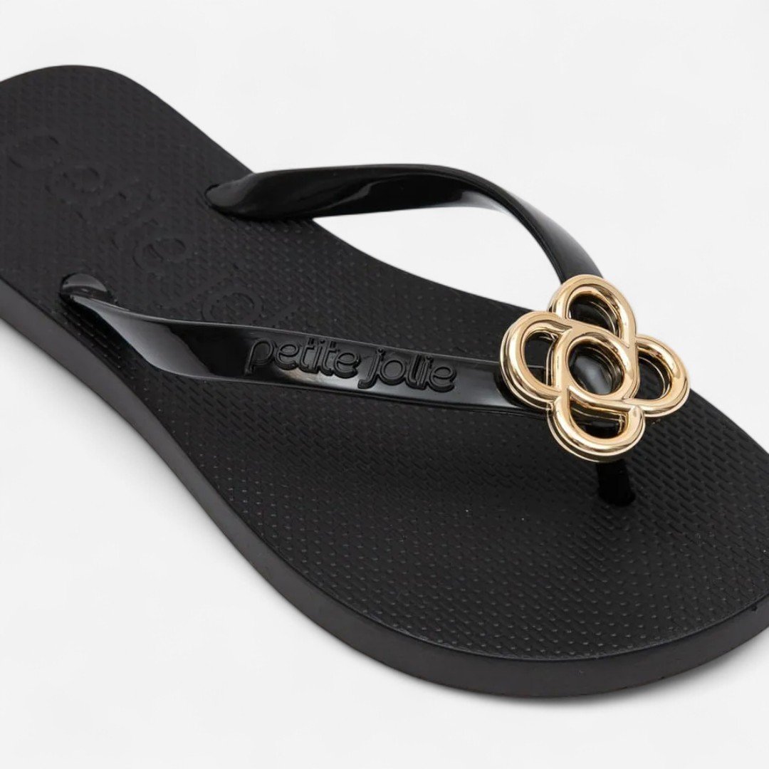 Chinelo Petite Jolie Fresh Preto Preto 3