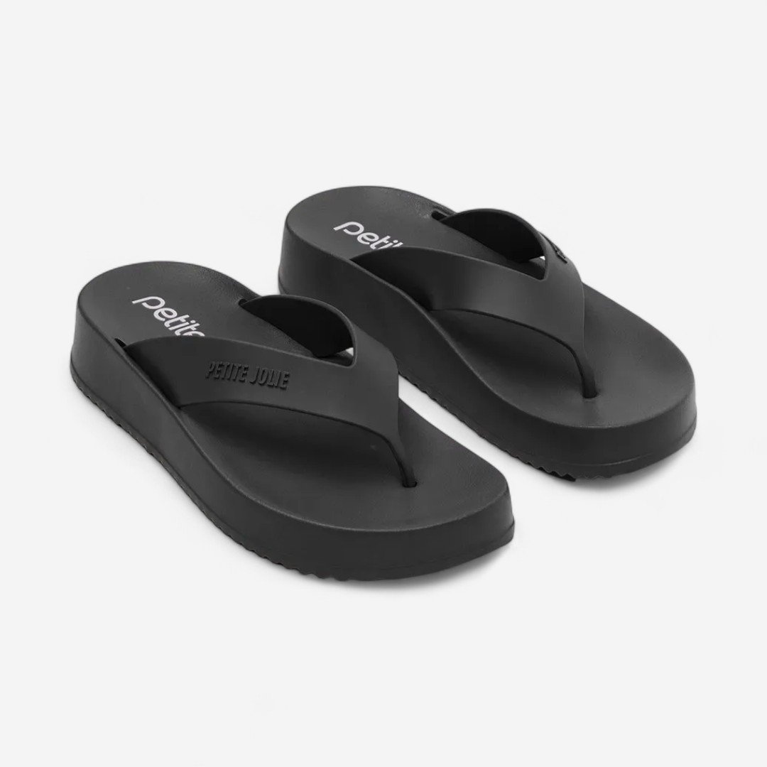 Chinelo Petite Jolie Basic Preto Preto 2