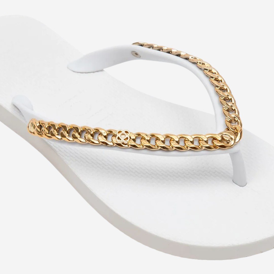 Chinelo Petite Jolie Fresh Branco White 4