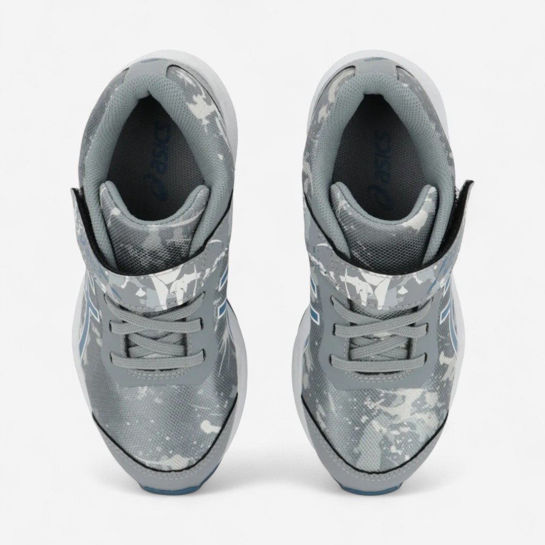 Tênis Asics Fantasy 4 Infantil Masculino Cinza Cinza/Marinho/Branco 6