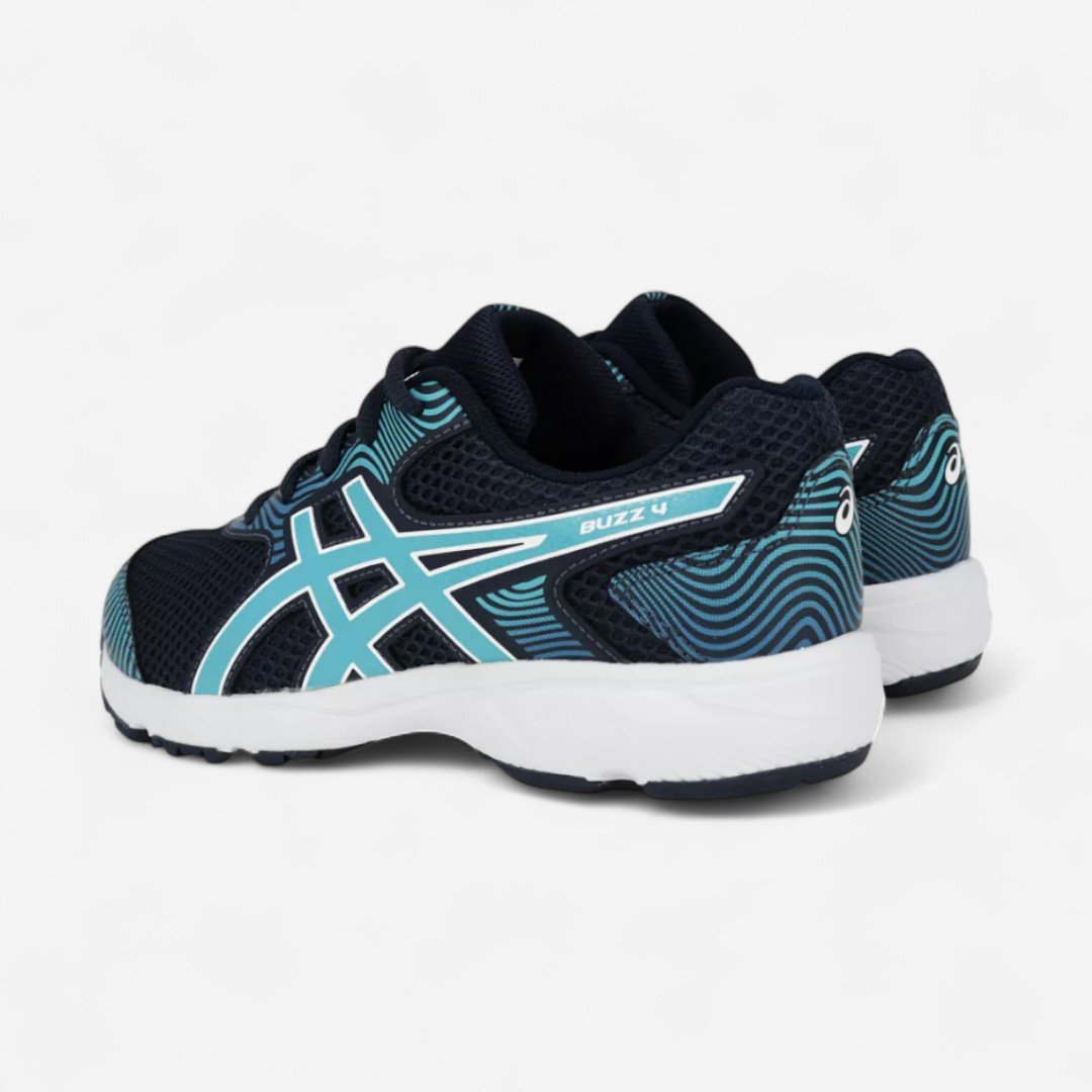 Tênis Asics Buzz 4 Infantil Azul Marinho Marinho/Branco 4