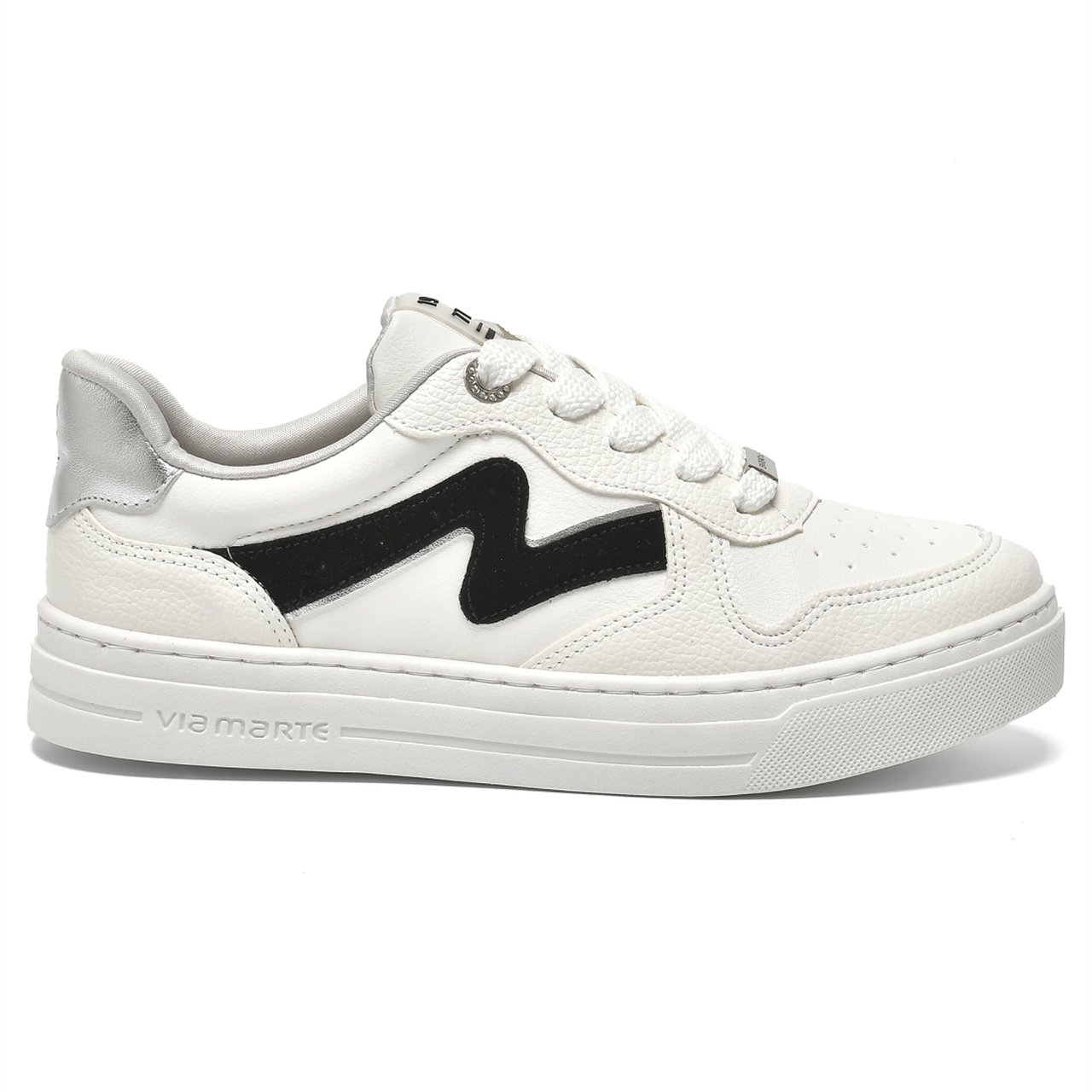 Tênis Via Marte Casual Feminino Branco Branco 2