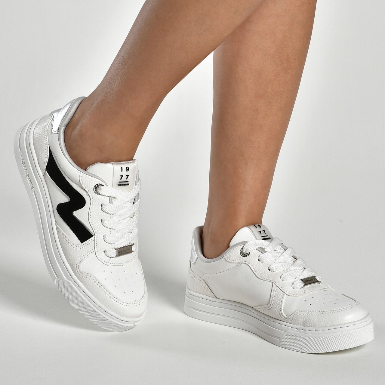 Tênis Via Marte Casual Feminino Branco Branco 3