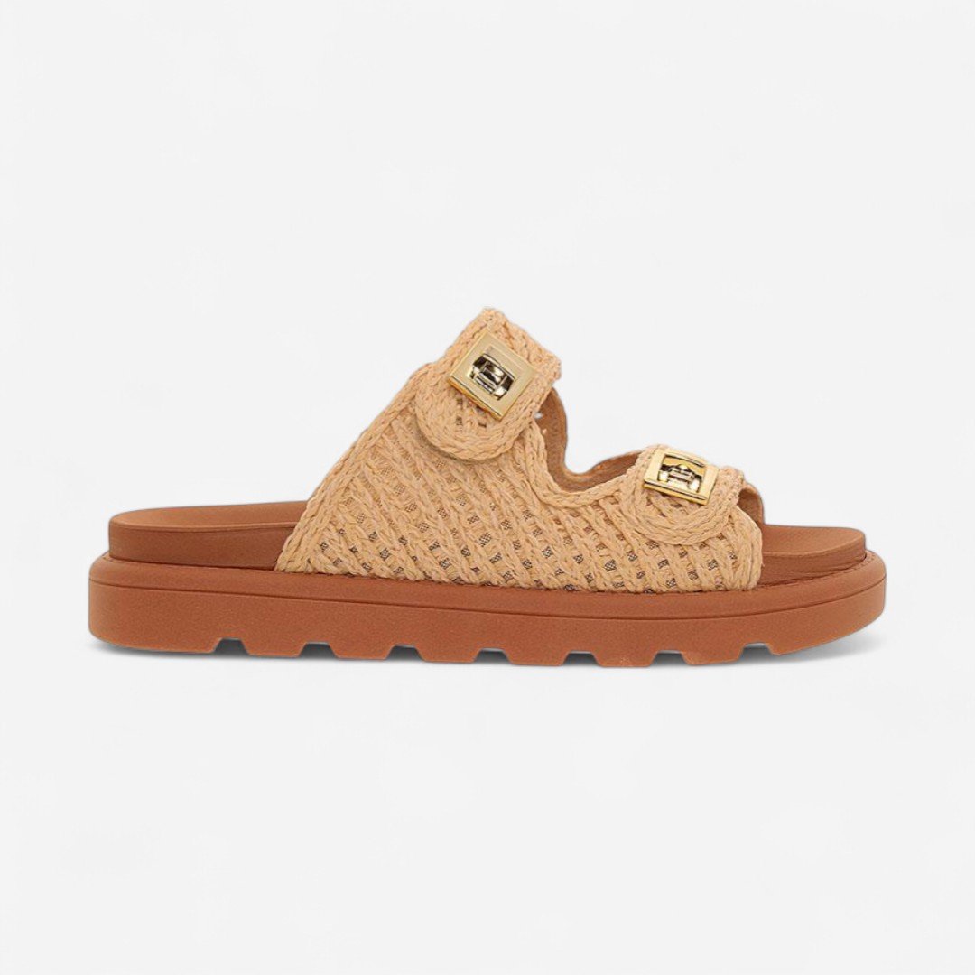 Chinelo Papete Vizzano Feminino Tressê Natural