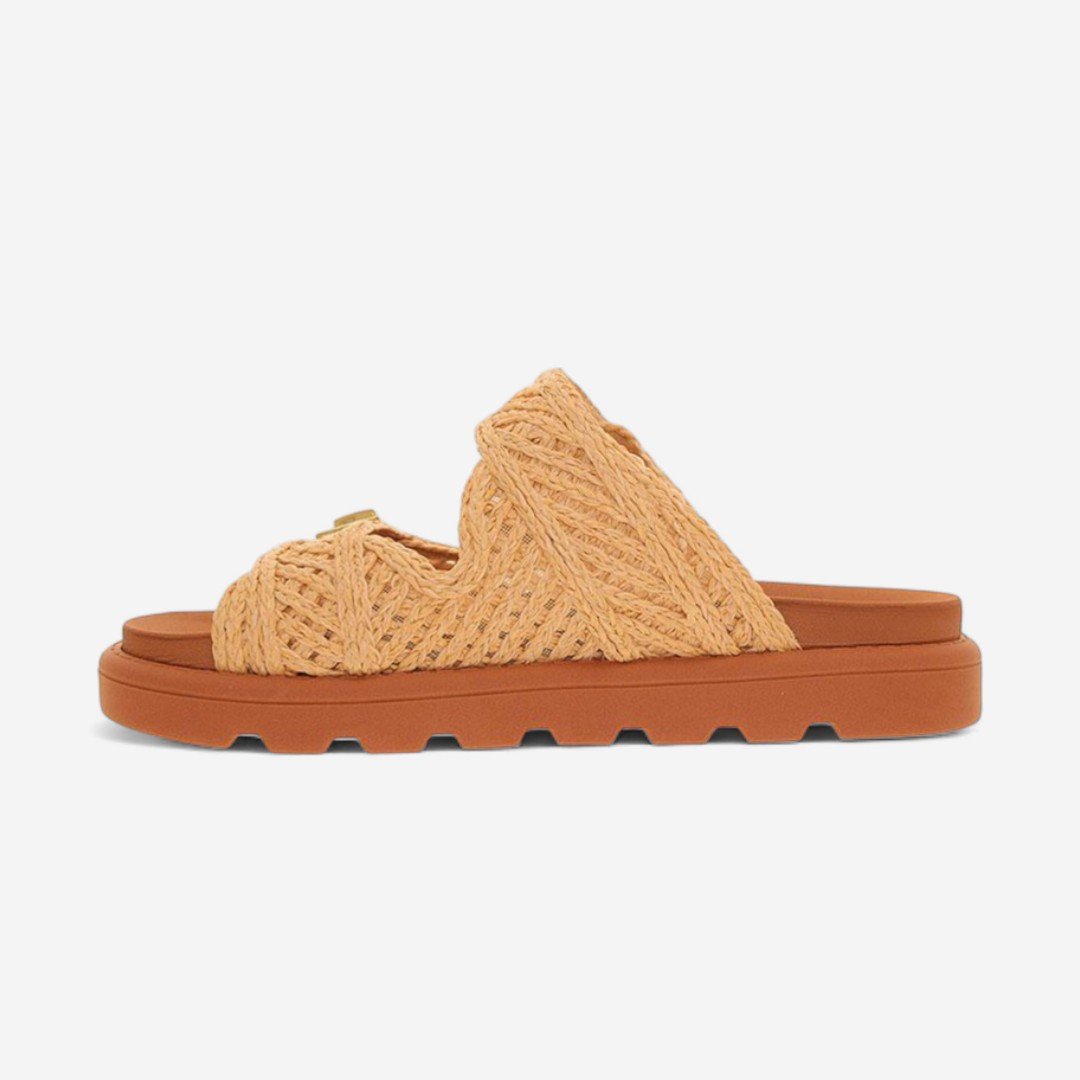 Chinelo Papete Vizzano Feminino Tressê Natural Bege/Marrom 4