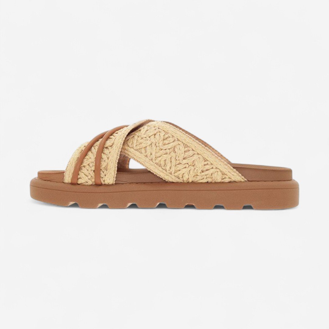 Chinelo Papete Vizzano Feminino Natural Bege/Marrom 4