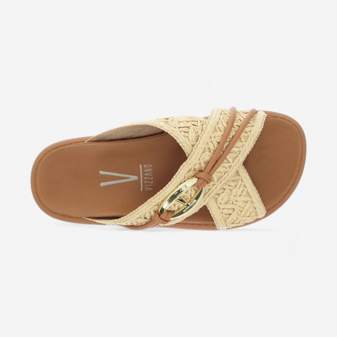 Chinelo Papete Vizzano Feminino Natural Bege/Marrom 6