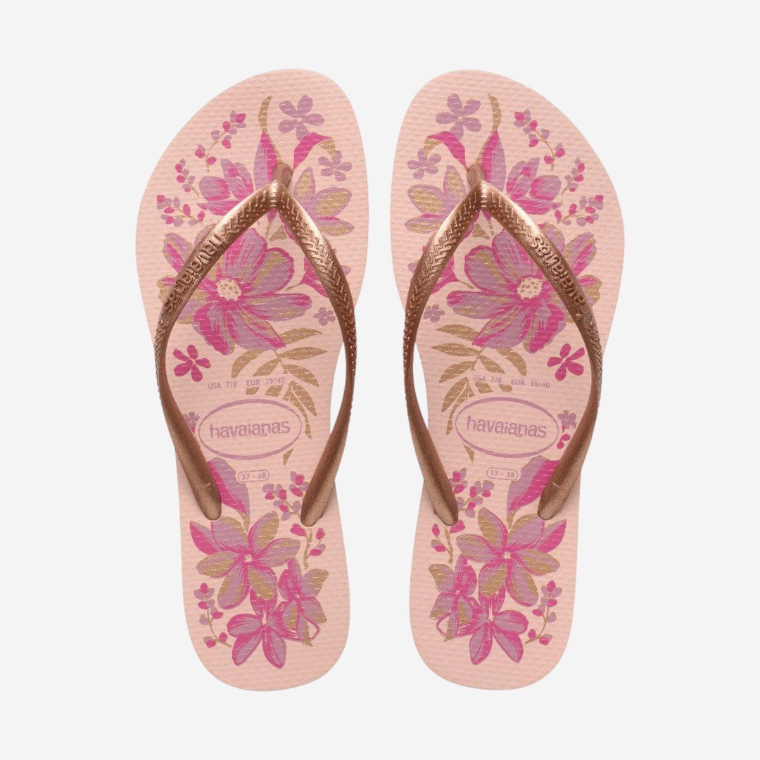 Chinelo Havaianas Slim Organic Rosa