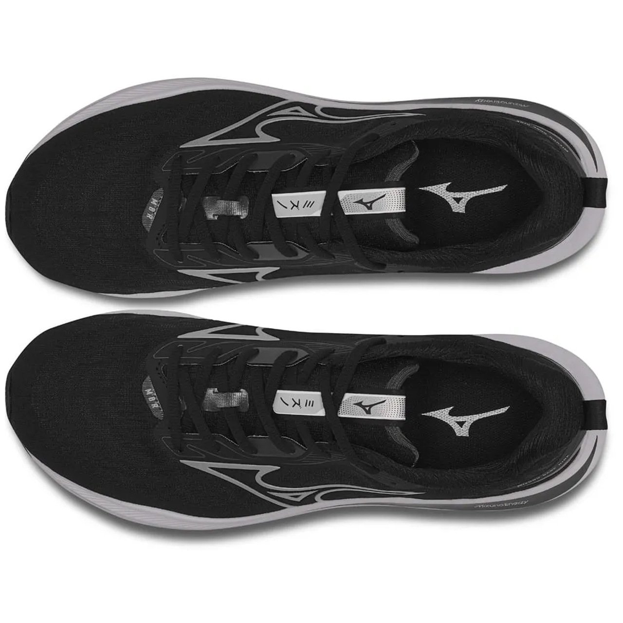 Tênis de Corrida Masculino Mizuno Base Ride Preto Preto 3