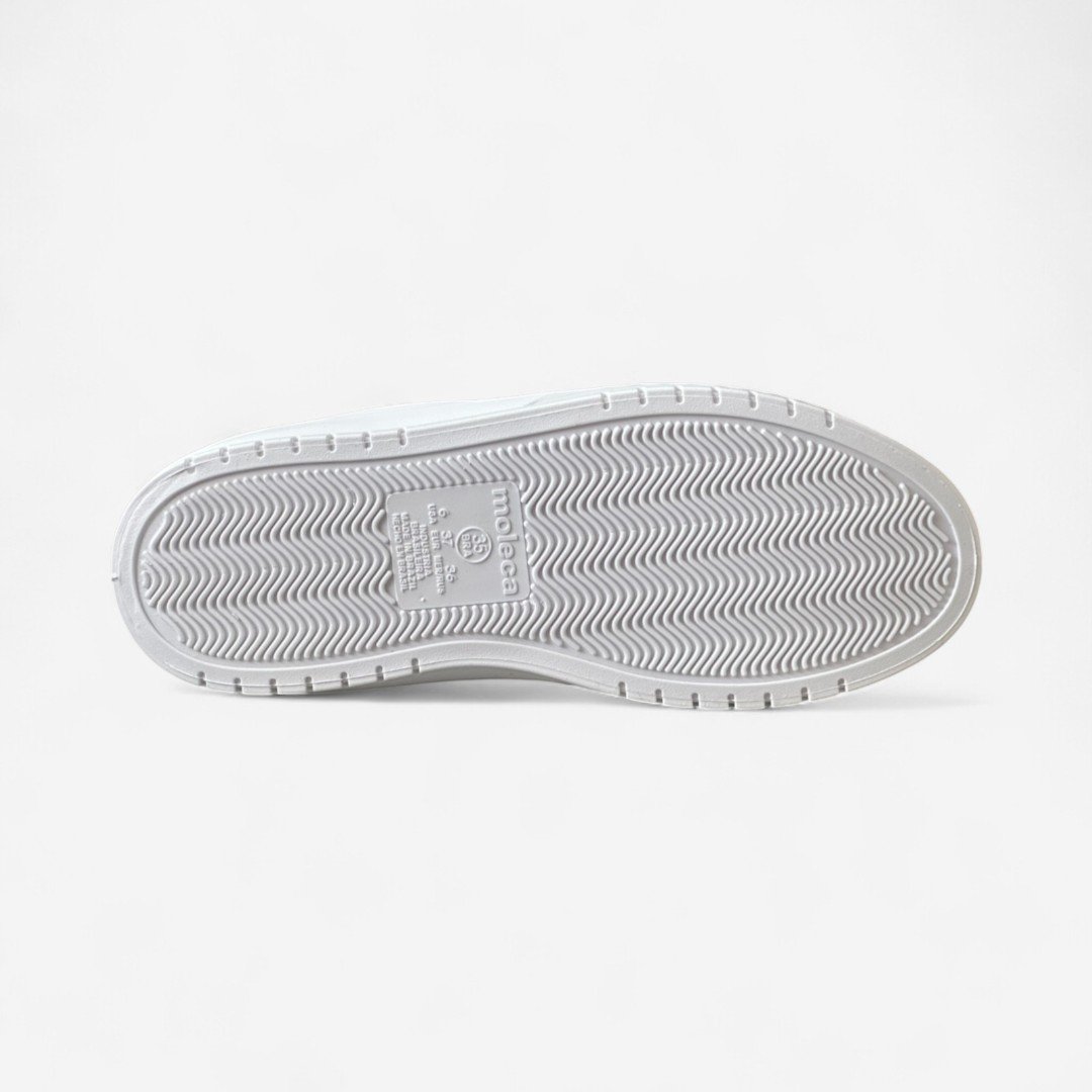 Tênis Moleca Slip On Casual Feminino Branco Branco 6