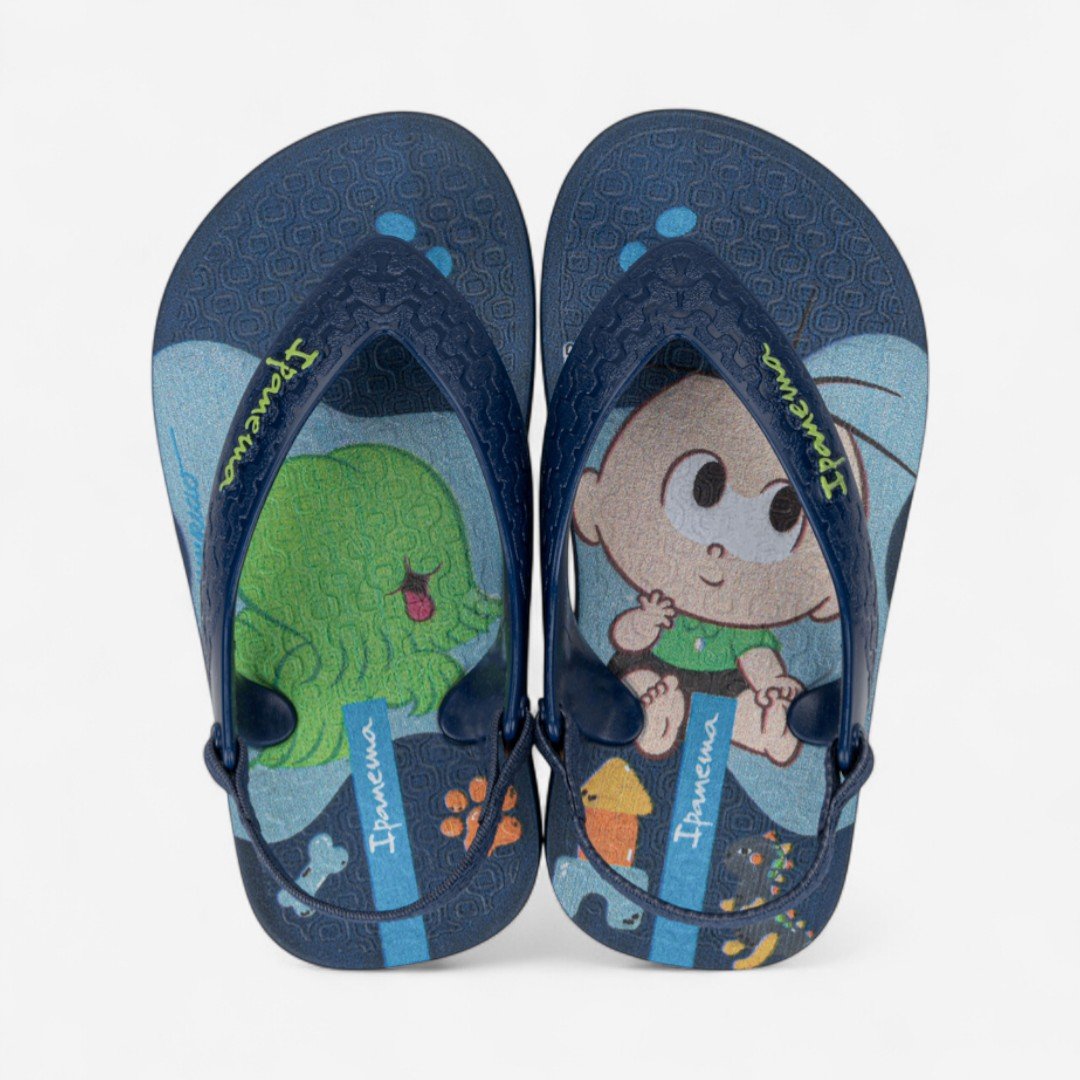 Chinelo Ipanema Baby Turma da Mônica Azul