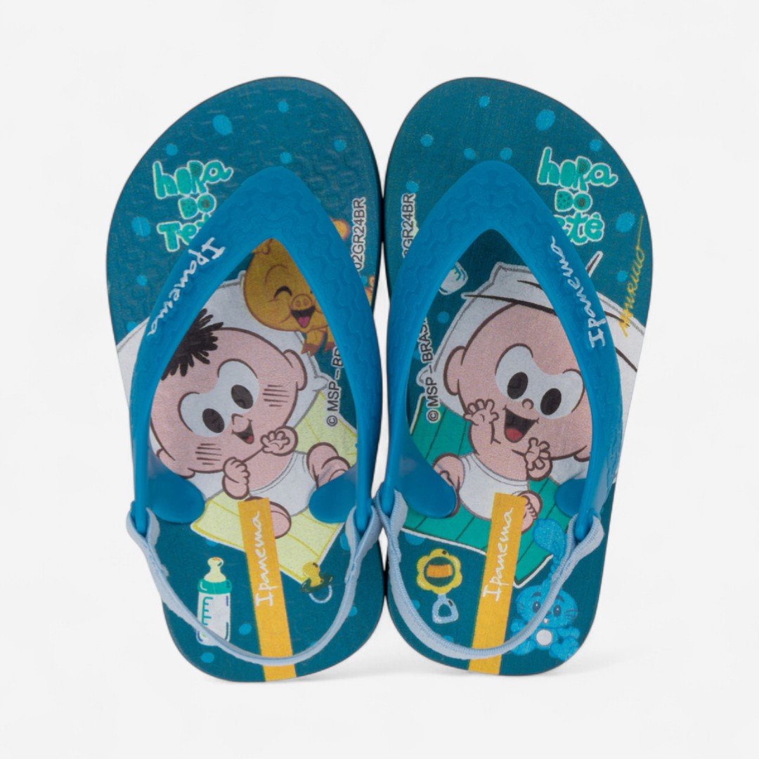 Chinelo Ipanema Baby Turma da Mônica Azul